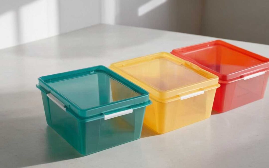 boite de rangement plastique transparent : achat en ligne rapide